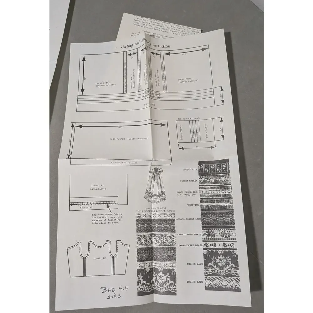 2 Vintage Brown House Dolls Sewing Patterns Easy Sew Designs BHD 717 BHD 404